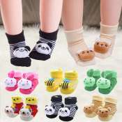 MnKC Cute Cartoon Baby Booties - 3D Animal Designs