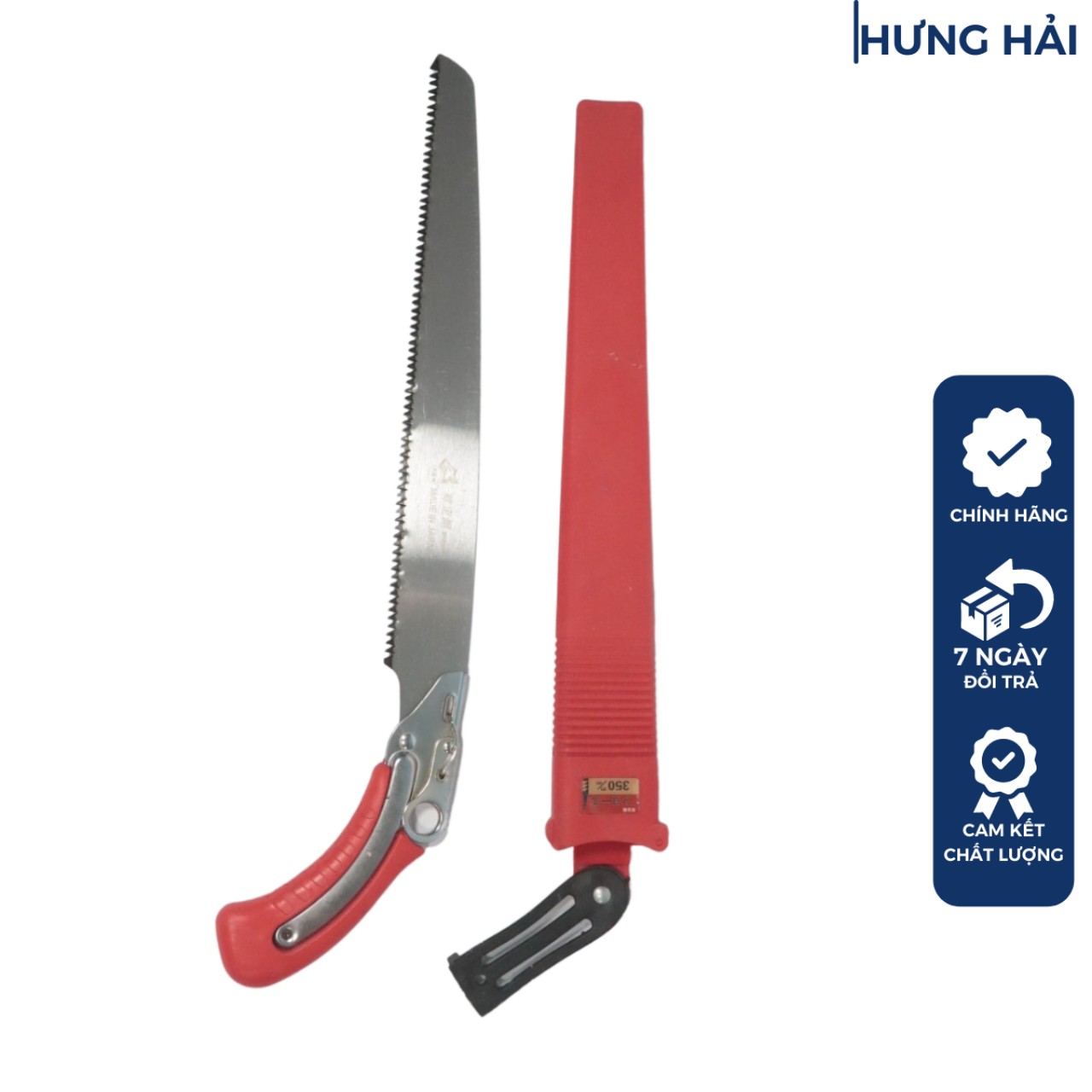 Cưa gỗ cầm tay Kapusi Japan chiều dài 350mm, cưa cành cây, siêu sắc bén có hộp đựng bảo vệ