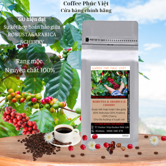 500gr Cà phê ROBUSTA& ARABICA rang xay nguyên chất 100%,cafe rang mộc