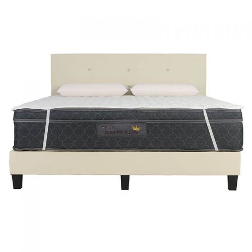 مرتبة Sleepyking Euro Top مع إطار سرير (وسائد مجانية)