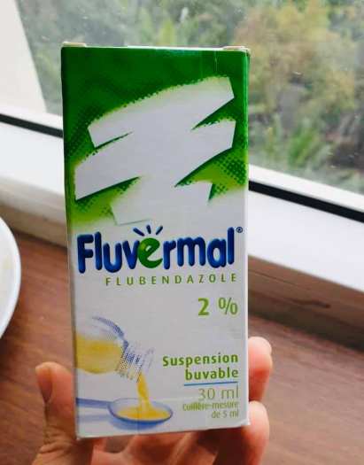 TẨY GIUN FLUVERMAL Pháp dạng siro 30ml