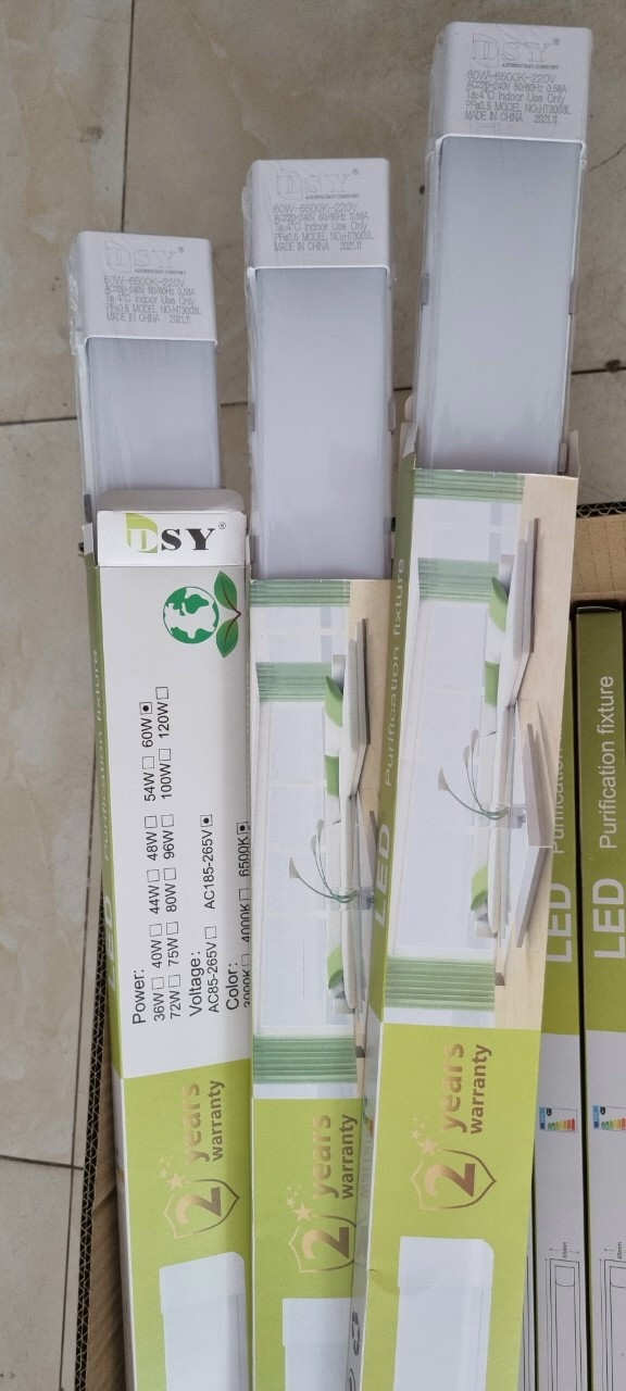 5 bóng đèn led bán nguyệt 60w dsy dài 1m2 siêu sáng cao cấp