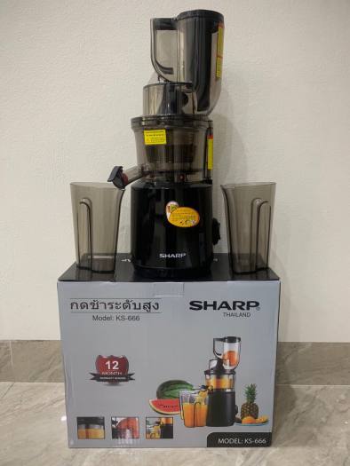 Máy ép chậm , Máy ép trái cây hoa quả Sharp KS-666