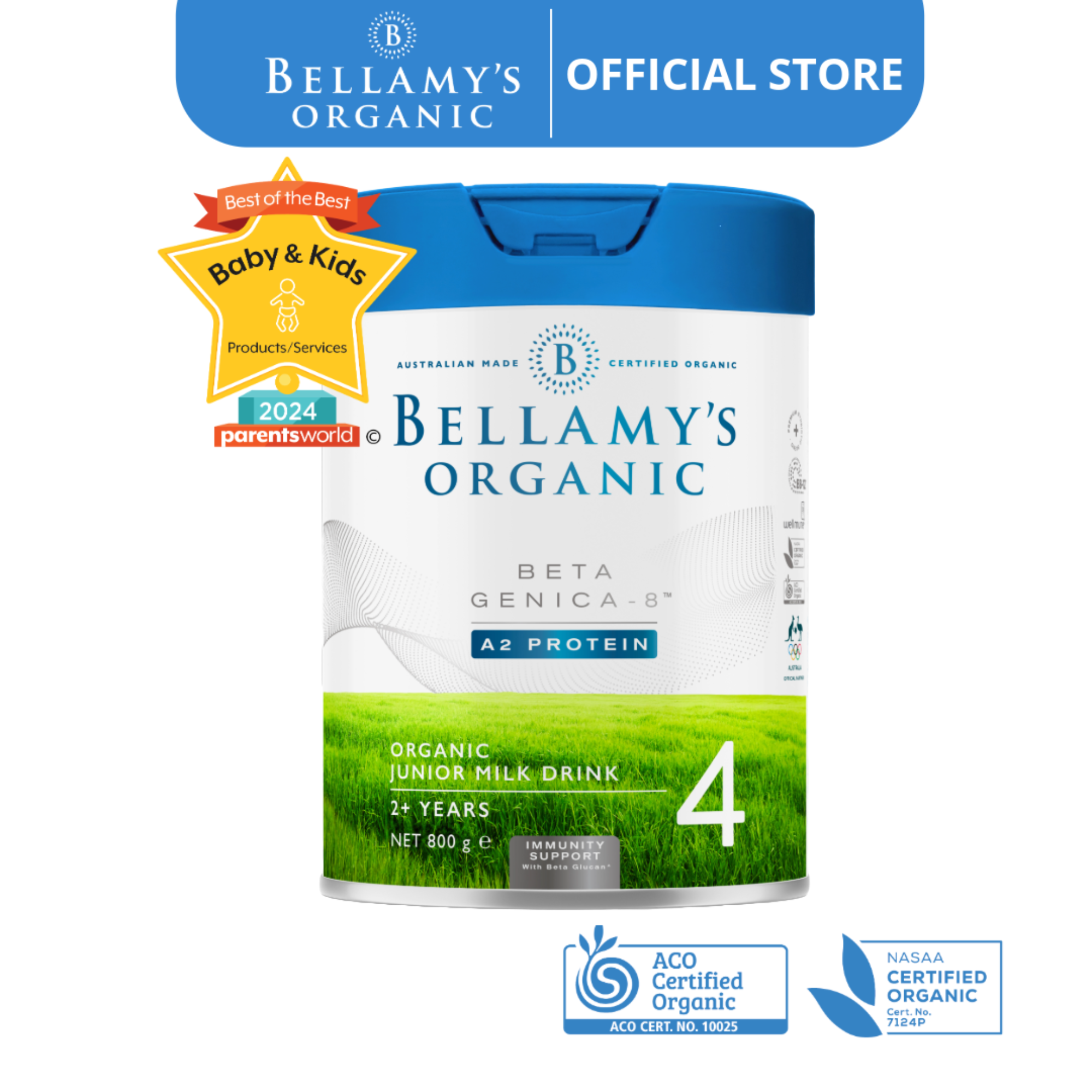 Bellamy's Organic Beta Genica-8