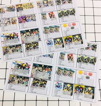 Combo 48 nhãn vở LỚP HỌC ÁM SÁT