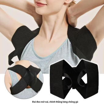 Đai đeo mở vai, chỉnh thẳng lưng chống gù nam nữ posture corrector