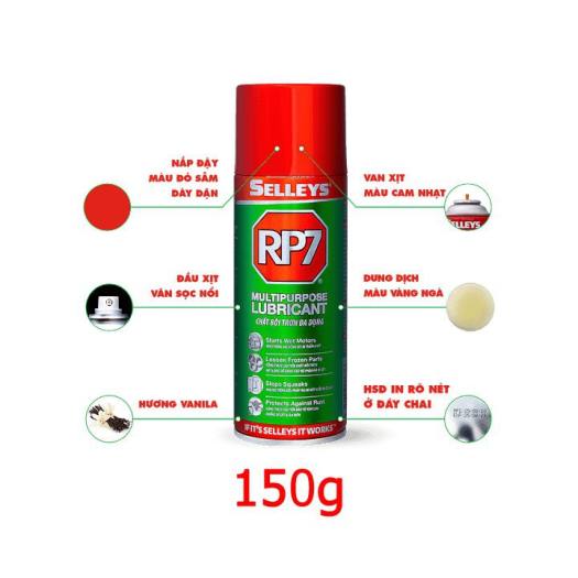 Xịt RP7 chống rỉ sét - Dầu chống rỉ sét và bôi trơn đa dụng RP7-Giadung24h