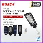 Bosca Outdoor Solar Street LED Light with Remote Control