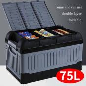 Foldable 42L/75L Storage Box Organizer for Home & Car