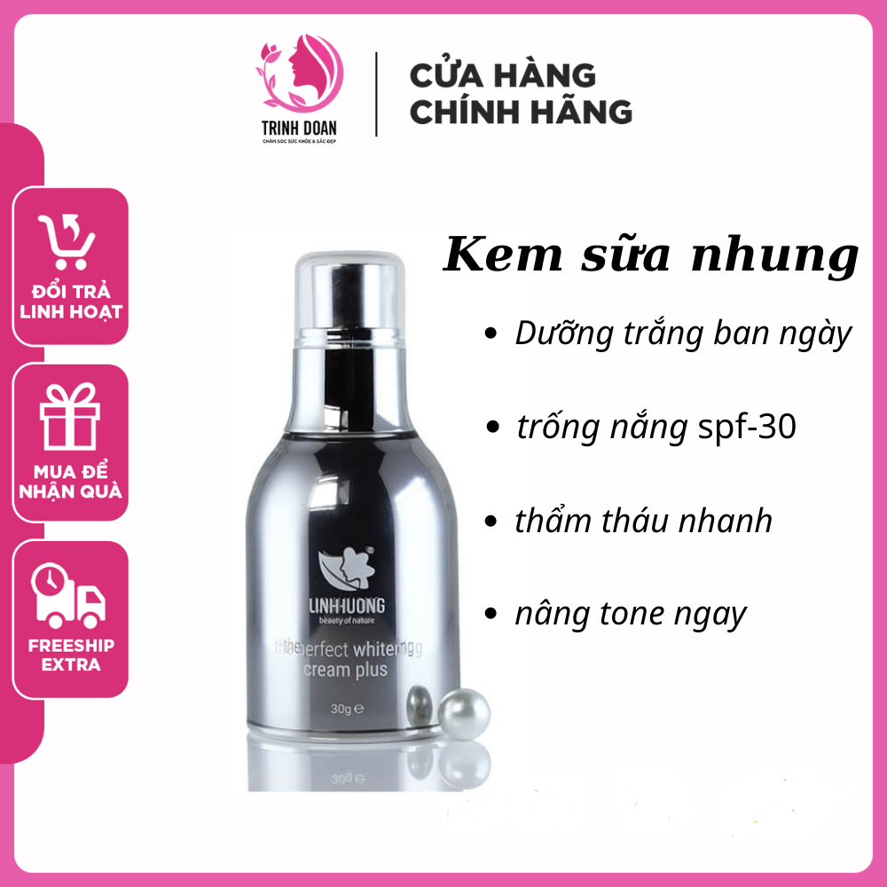 Kem Sữa Dưỡng Trắng Da Linh Hương
