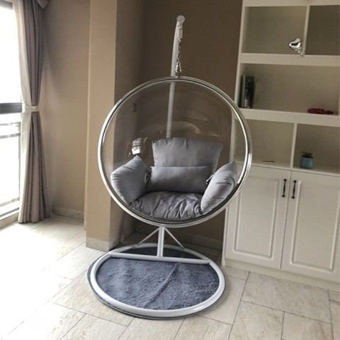 perspex swing chair