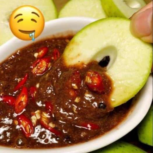 hũ 400gr mắm ruốc chấm xoài non