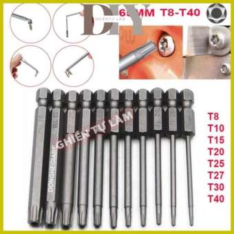 Mũi Vít Hoa Thị Chân Lục Giác Đầu Bông Mai Thép S2 Dài 65mm Chuẩn Nhật