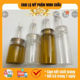 Chai lọ chiết serum đầu nhọn [5ml/10ml] / chai lọ chiết tinh chất bộ 3 nút / vỏ lọ tinh dầu