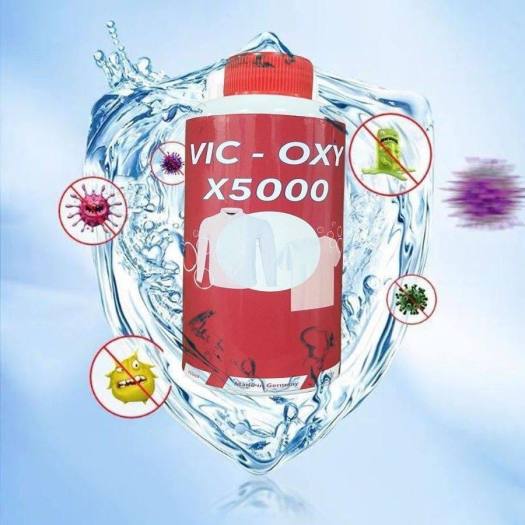 NƯỚC TẨY TRẮNG QUẦN ÁO VIC OXY X5000