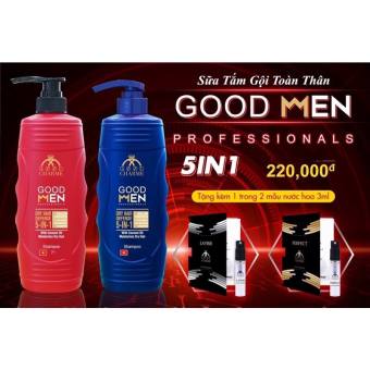 Sữa Tắm Gội Toàn Thân Charme_Good_Men 600ml