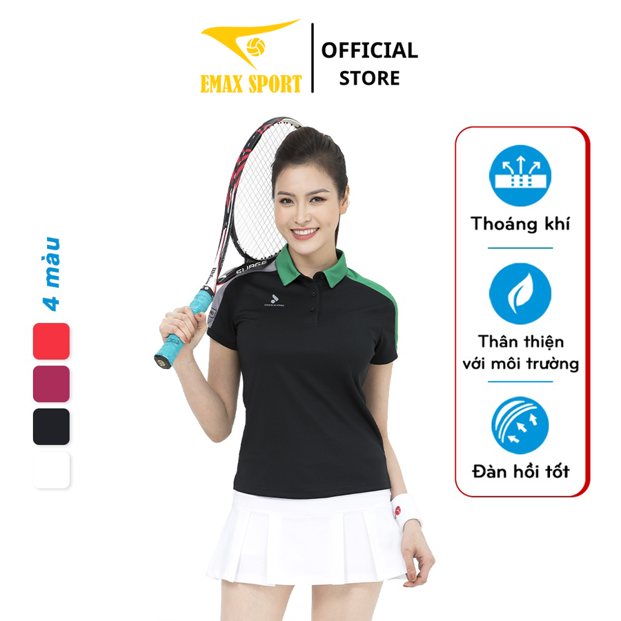 Áo thể thao Nữ Donexpro, Vải thun mè caro thoáng khí, co giãn tốt AC - 3634