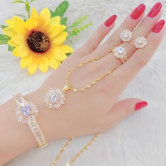 Bộ Trang Sức Giá Rẻ - Givishop - B4170564 - [ Chất liêu bạc pha, cam kết không đen không dị ứng ] - bộ trang sức vàng 18k, vàng trang sức, bộ trang sức vàng tây, bộ trang sức vàng trắng, bộ trang sức vàng, bộ trang sức cưới vàng 24k