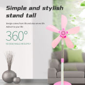 Stand Fan Portable Stand Fan Foldable Stand Fan Adjustable