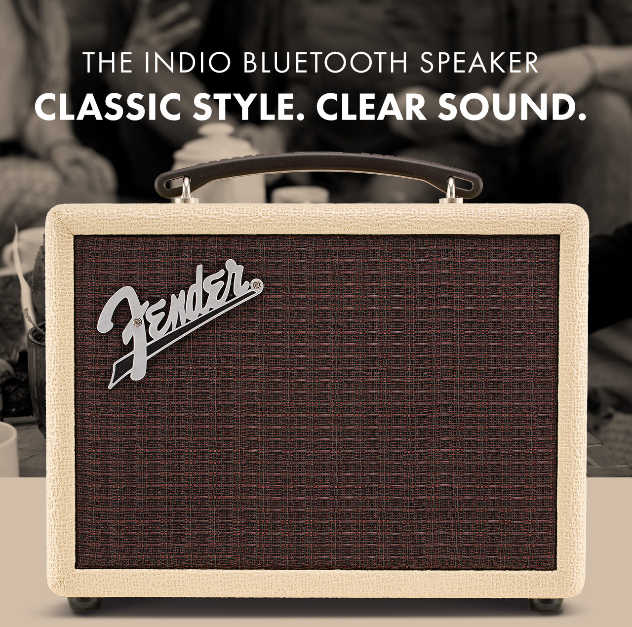 Fender Indio 60W USB Portable Bluetooth Speaker with Duo Wireless 
