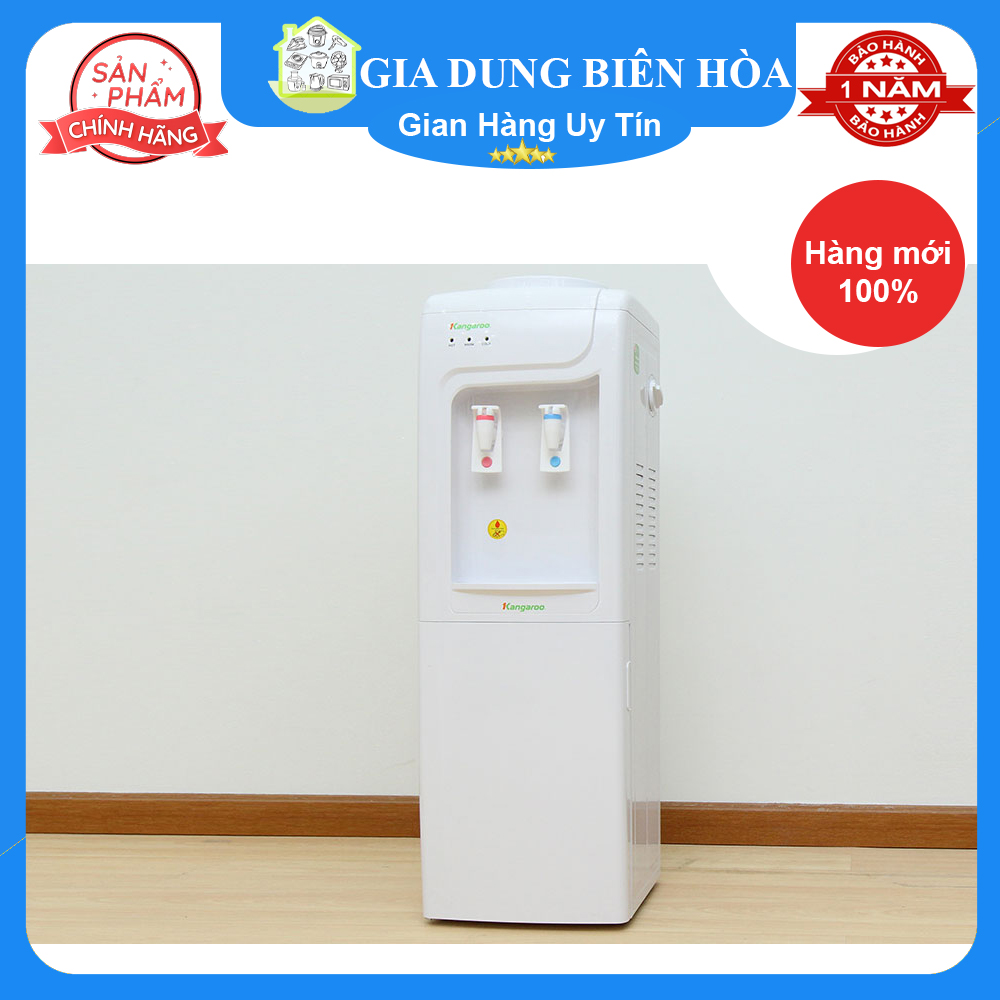 Trưng bày 97%-cây nước nóng lạnh kangaroo kg3331_làm nóng 500w, làm lạnh 65w nhiệt độ:nóng 85-90 độ c,lạnh 5-10 độ c số lít làm nóng lạnh:nước nóng 5l giờ, lạnh 1lít/giờ chất liệu bình chứa:nóng