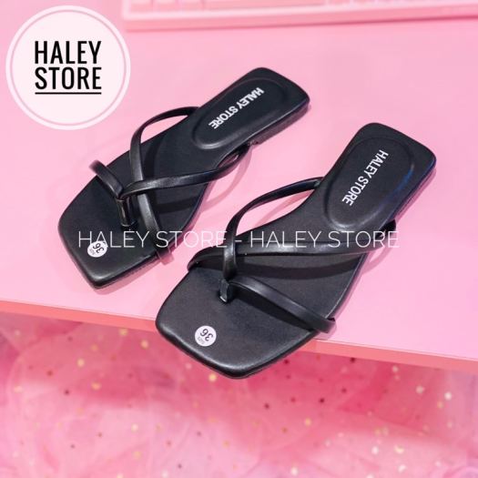 ๑ Dép nữ bệt dây quai chéo kẹp xỏ ngón đi chơi đi học đi biển đi trong nhà HALEY STORE