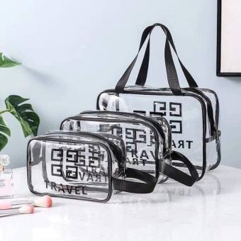 Sét 3 túi Givenchy Travel bằng nhựa trong suốt đủ cỡ đa năng, tiện dụng, Set 3 tui/ vi Givenchy Travel bang nhua trong suot du co da nang, tien dung