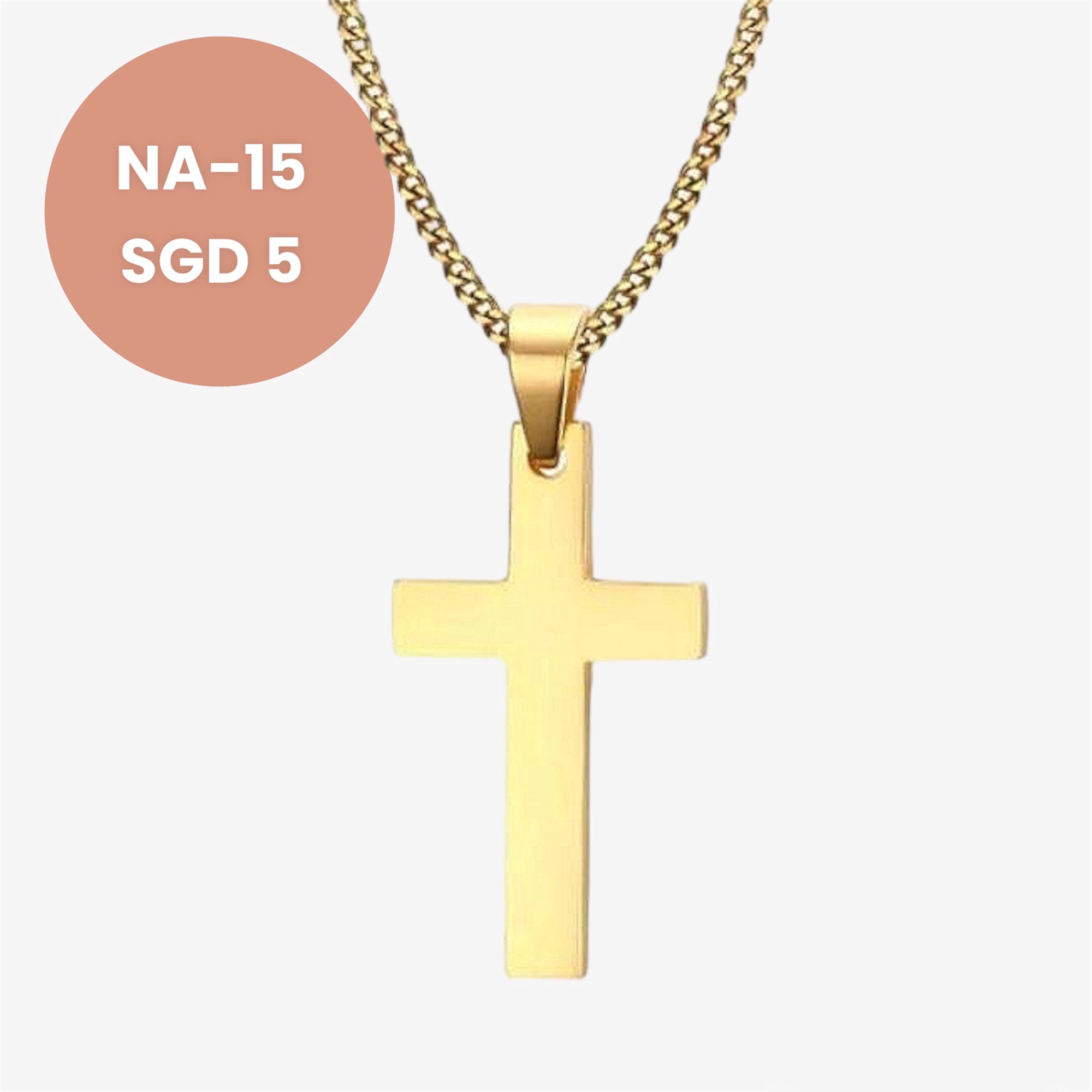 Gold christ sale necklace