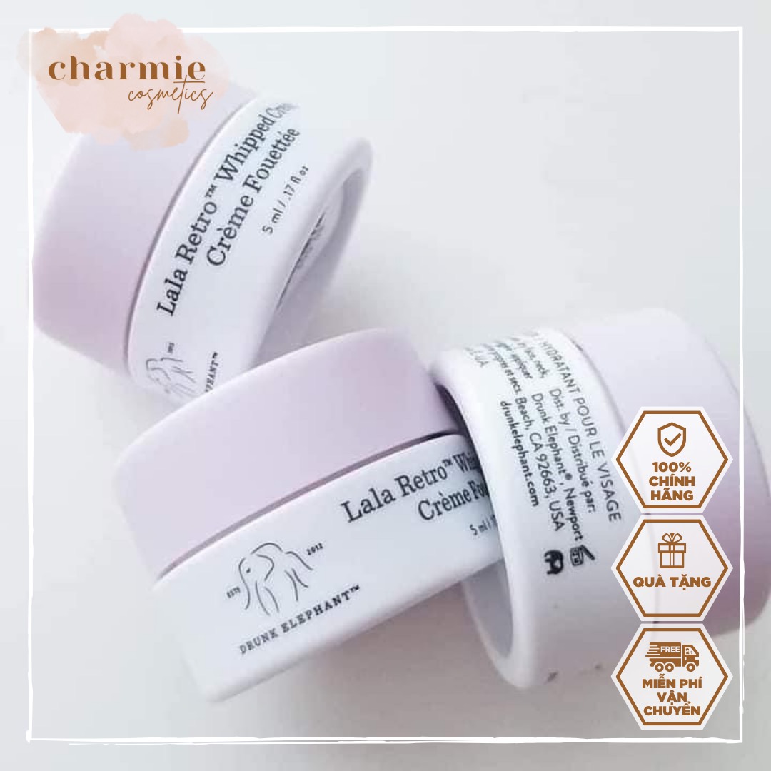 Kem dưỡng ẩm lala retro whipped moisturizer with ceramides drunk elephant 🌿