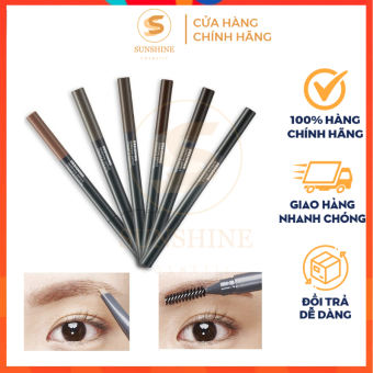 Chì kẻ mày The Face Shop 2 đầu ⚡[CHÍNH HÃNG]⚡ Designing Eyebrow Pencil 2 đầu 01-06