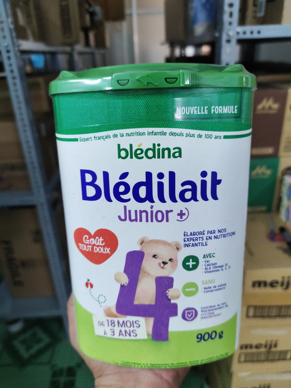 CHÍNH HÃNG 100% Sữa bột Bledilait Bledina số 1 2 3 hộp 900g