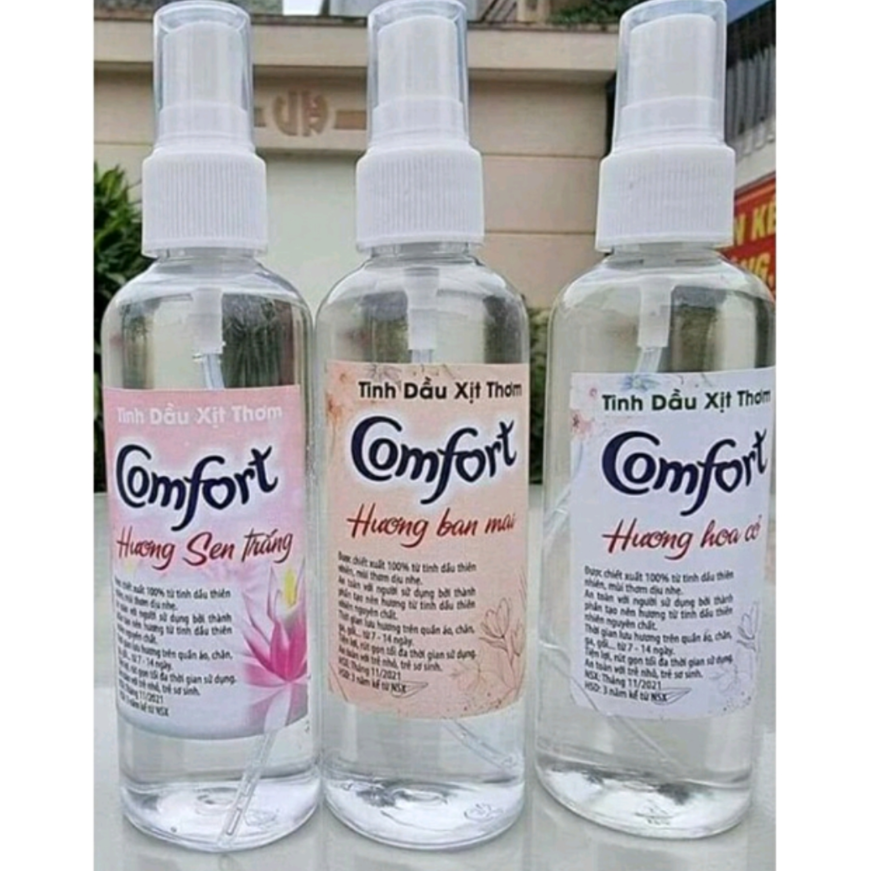 Tinh dầu xịt thơm quần áo comfort 100ml