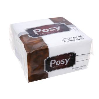 Khăn giấy vuông Posy 2 Lớp 100 miếng/túi (330x330)