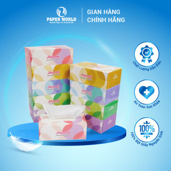 Combo 10 hộp khăn giấy lụa rút để bàn 180 tờ JAPANI SILK | Thế Giới Giấy | 100% Bột giấy nguyên sinh | JPS180 | giá rẻ | cam kết hàng chất lượng | khăn giấy thùng