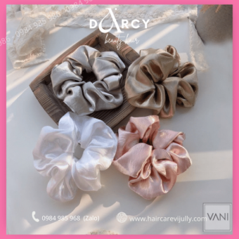 Dây Cột Tóc Scunchies [màu ngẫu nhiên]