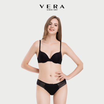 Quần lót bikini nữ Misaki trơn phối ren dáng cơ bản M1011