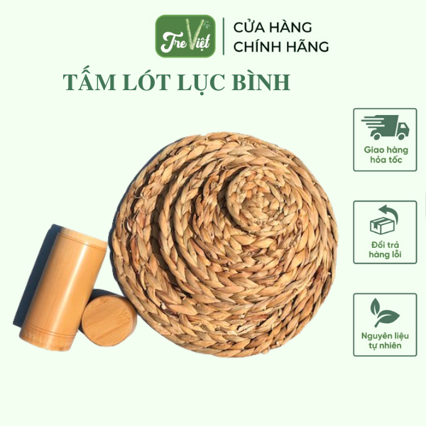 Tấm lót lục bình - Lót ly / Lót nồi / bàn ăn (D10cm - D40cm)