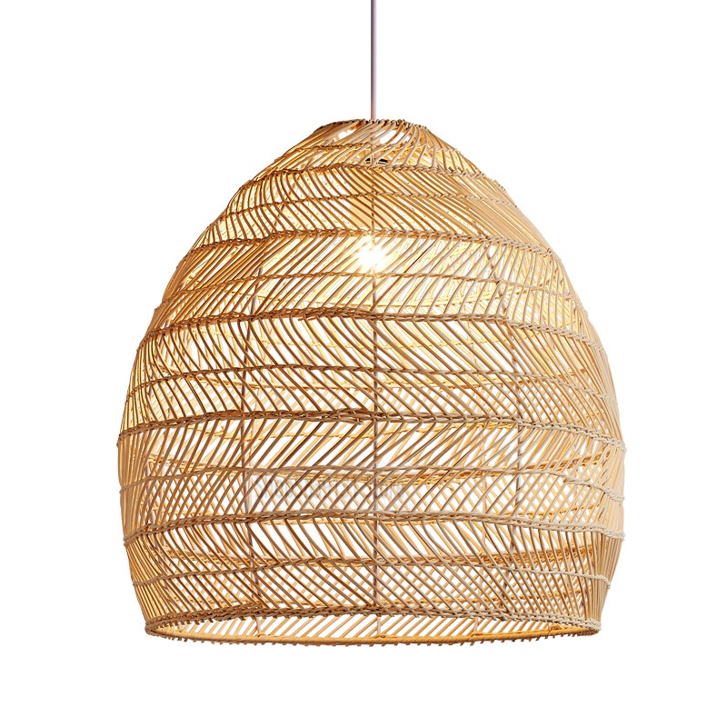 wicker lamp shades large