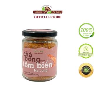 Chà bông (ruốc) tôm biển Lý tưởng 100g được làm hoàn toàn từ tôm biển của Hạ Long, chà bông tôm, ruốc tôm.