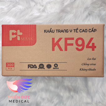 Thùng 300 Khẩu Trang KF94 PT 4 LỚP CAO CẤP