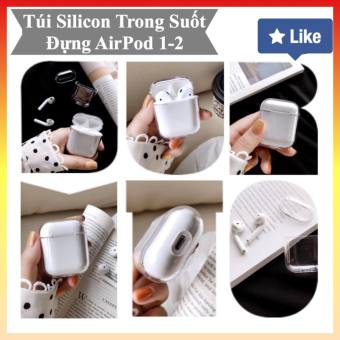Bao silicon bảo vệ .A.i.r.p.o.d.s., .A.i.r.p.o.d.s. 2, airpod pro Trong Suốt