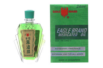 Dầu gió xanh Con Ó Eagle Singapore chai 24ml