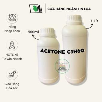 Dung môi Acetone tẩy móng tay, lau chùi, pha keo