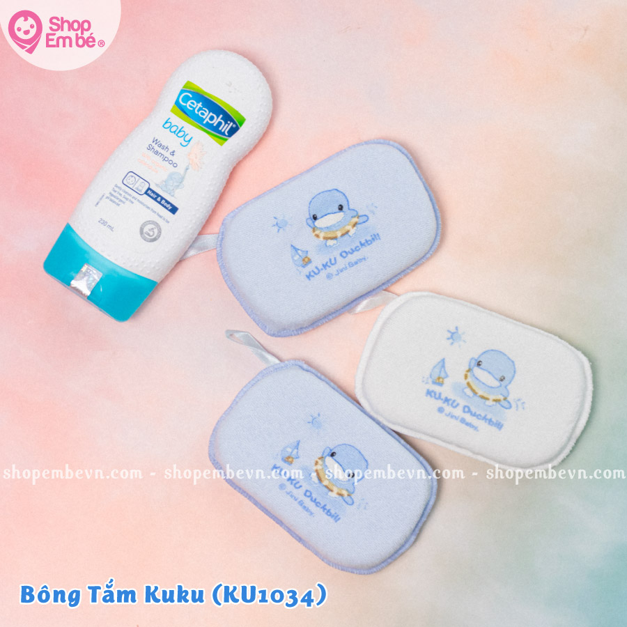 Bông Tắm Kuku Cho Bé (KU1034)