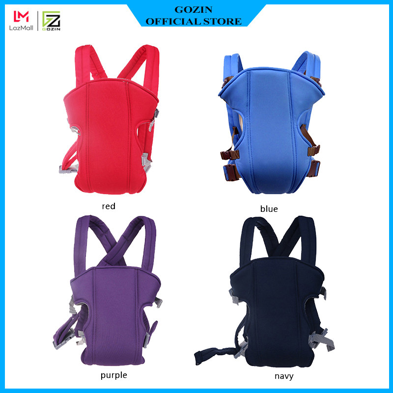 Đai địu em bé 4 tư thế chính hãng gozin 100% cotton thoáng khí, êm ái, chắc chắn