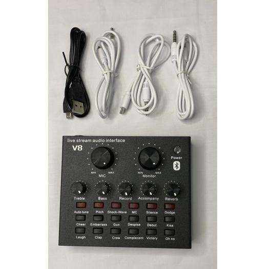 Bộ hát thu âm cao cấp V8 Auto Tune mic bm900