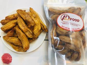 500g chuối sấy dẻo nguyên trái thơm ngon