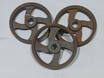 BULY GAN 20CM (2 TẤC) ( PULLEY ) PULY KÉO TẢI LỖ 24mm 25mm 28mm 30mm 35mm