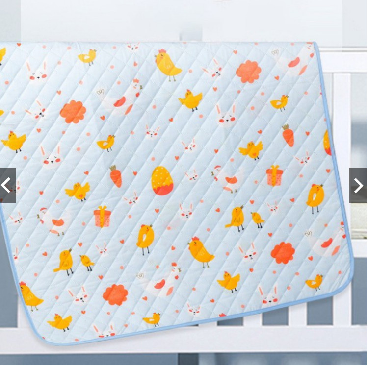 Lót chống thấm best baby - tấm lót thay tã bỉm cotton 4d chống thấm cho bé sơ sinh 4 lớp kt 58 * 76cm