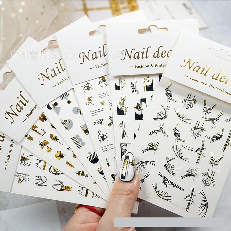 Sticker 3d họa tiết galaxy | hình dán móng tay